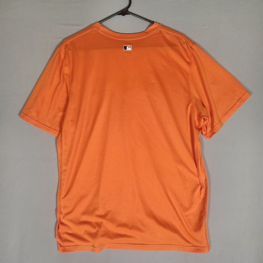 Nike Dri-FIT SF Giants Baseball Shirt Men’s Large Orange MLB - Picture 2 of 8
